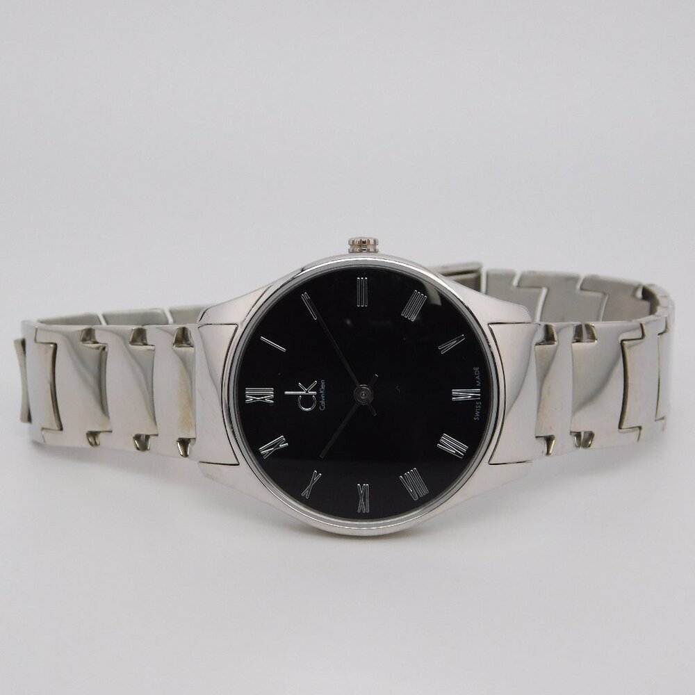 Calvin Klein K4D 221 Swiss Made Quartz Analog Women's Watch New Battery